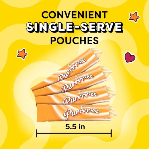 Temptations Creamy Puree with Chicken, Salmon, and Tuna Variety Pack of Lickable, Squeezable Cat Treats, 0.425 Oz Pouches, 24 Count - Image 34