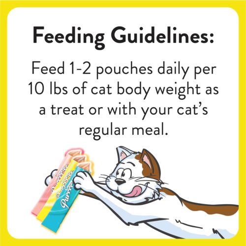 Temptations Creamy Puree with Chicken, Salmon, and Tuna Variety Pack of Lickable, Squeezable Cat Treats, 0.425 Oz Pouches, 24 Count - Image 99