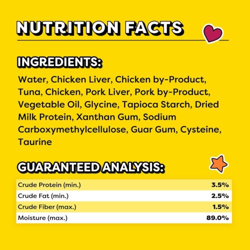 Temptations Creamy Puree with Chicken, Salmon, and Tuna Variety Pack of Lickable, Squeezable Cat Treats, 0.425 Oz Pouches, 24 Count - Image 104