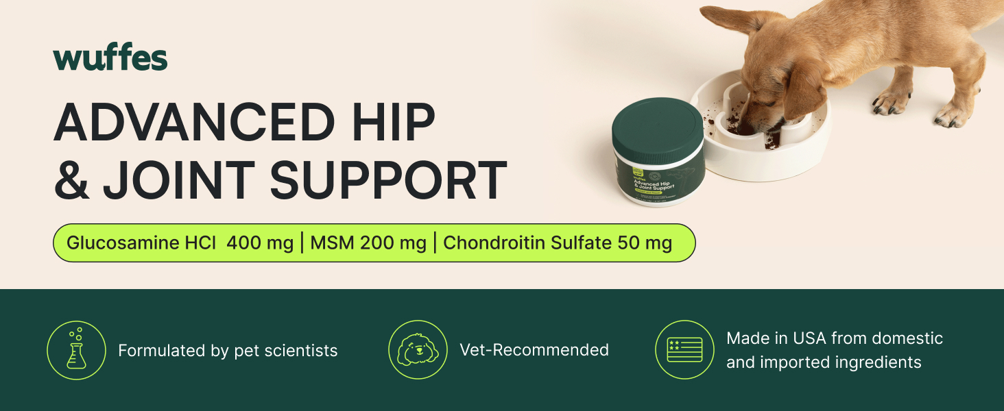 wuffes hip and joint supplement for small dogs
