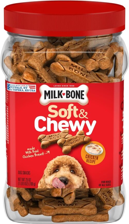 Milk-Bone Soft & Chewy Dog Treats, Beef & Filet Mignon Recipe, 25 Ounce - Image 40