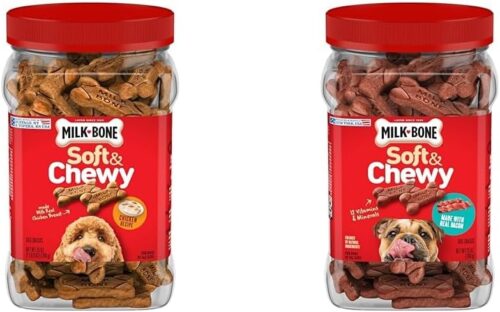Milk-Bone Soft & Chewy Dog Treats, Beef & Filet Mignon Recipe, 25 Ounce - Image 43