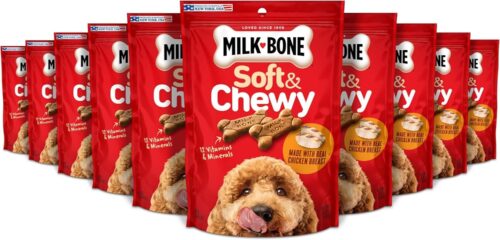 Milk-Bone Soft & Chewy Dog Treats, Beef & Filet Mignon Recipe, 25 Ounce - Image 66