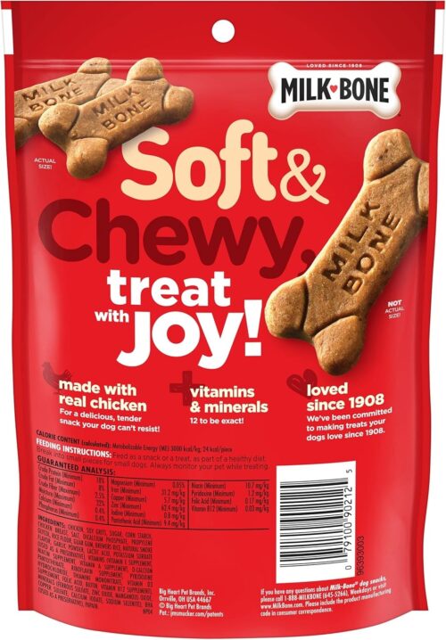 Milk-Bone Soft & Chewy Dog Treats, Beef & Filet Mignon Recipe, 25 Ounce - Image 69
