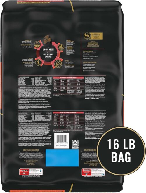 Purina Pro Plan Sensitive Skin and Stomach Dog Food Dry, Adult Salmon & Rice Formula, Digestive Health - 30 lb. Bag - Image 45