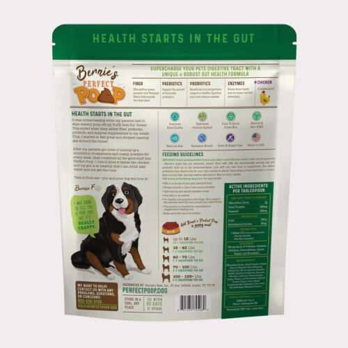 Perfect Poop Digestion & General Health Supplement for Dogs: Fiber, Prebiotics, Probiotics & Enzymes Relieve Digestive Conditions, Optimize Stool, and Improve Health (Cheddar Cheese, 12.8 oz) - Image 18