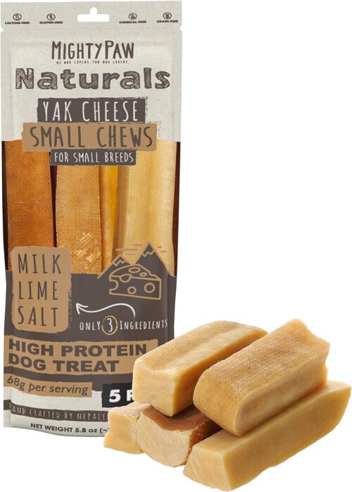 Mighty Paw Yak Cheese Dog Chews - All-Natural Treats for Dogs - High Protein Treat With 68 Grams Of Protein Per Chew - Delicious And Long Lasting - Odor Free With Limited Ingredients - (Large, 4 Pack) - Image 42