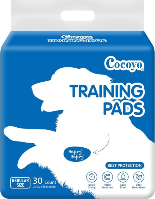 COCOYO Best Value 22"x22" Dog Training Pads 50 Count | Dog Pee Pads | Super Absorbent Puppy Pads,White - Image 19