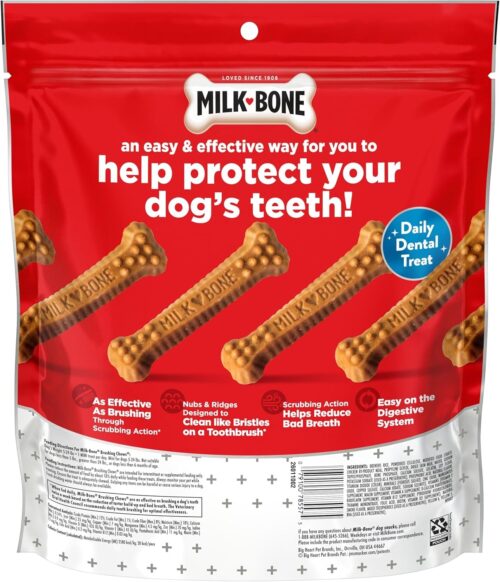 Milk-Bone Brushing Chews Daily Dental Dog Treats, Chicken Flavor, Large, 25 Count - Image 11