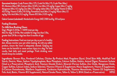 Milk-Bone Brushing Chews Daily Dental Dog Treats, Chicken Flavor, Large, 25 Count - Image 15