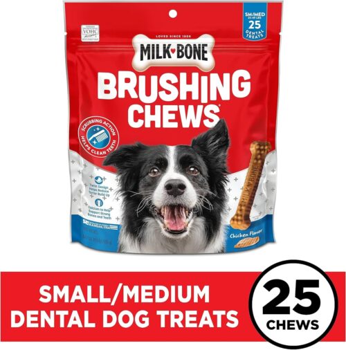 Milk-Bone Brushing Chews Daily Dental Dog Treats, Chicken Flavor, Large, 25 Count - Image 18