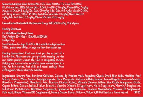 Milk-Bone Brushing Chews Daily Dental Dog Treats, Chicken Flavor, Large, 25 Count - Image 22