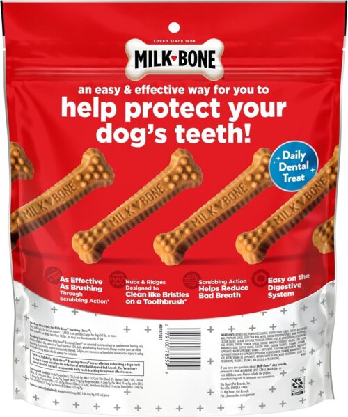 Milk-Bone Brushing Chews Daily Dental Dog Treats, Chicken Flavor, Large, 25 Count - Image 26