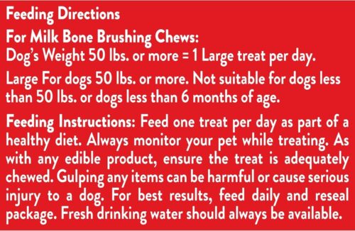 Milk-Bone Brushing Chews Daily Dental Dog Treats, Chicken Flavor, Large, 25 Count - Image 40