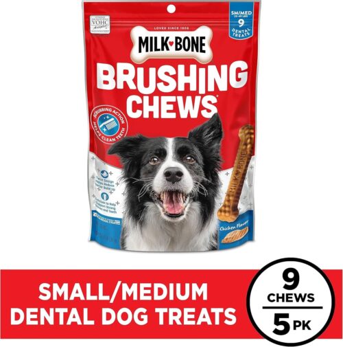 Milk-Bone Brushing Chews Daily Dental Dog Treats, Chicken Flavor, Large, 25 Count - Image 52