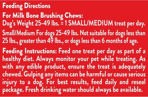 Milk-Bone Brushing Chews Daily Dental Dog Treats, Chicken Flavor, Large, 25 Count - Image 55