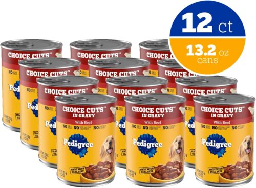 PEDIGREE CHOICE CUTS IN GRAVY Adult Canned Soft Wet Dog Food Variety Pack, with Beef and Country Stew, 13.2 oz. Cans (Pack of 12) - Image 27