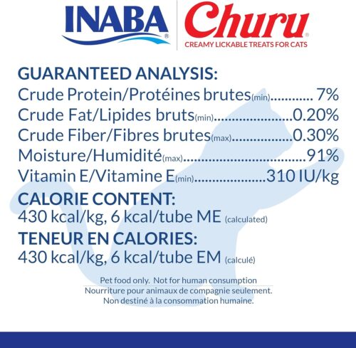 INABA Churu Cat Treats, Grain-Free, Lickable, Squeezable Creamy Purée Cat Treat/Topper with Vitamin E & Taurine, 0.5 Ounces Each Tube, 50 Tubes, Tuna & Chicken Variety - Image 15
