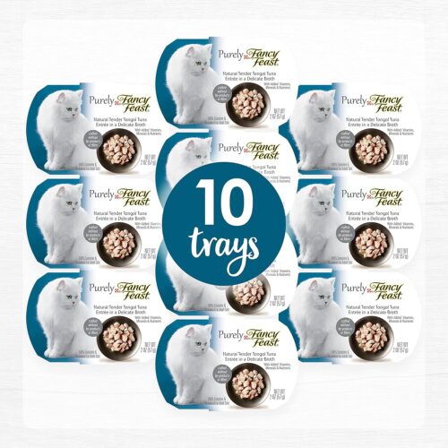 Purina Fancy Feast Seafood Classic Pate Collection Grain Free Wet Cat Food Variety Pack - (Pack of 30) 3 oz. Cans - Image 262