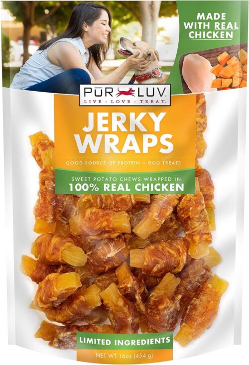 Dog Treats, Chicken Jerky for Dogs, Made with 100% Real Chicken Breast, 16 Ounces, Healthy, Easily Digestible, Long-Lasting, High Protein Dog Treat, Satisfies Dog's Urge to Chew (Pack of 1) - Image 10