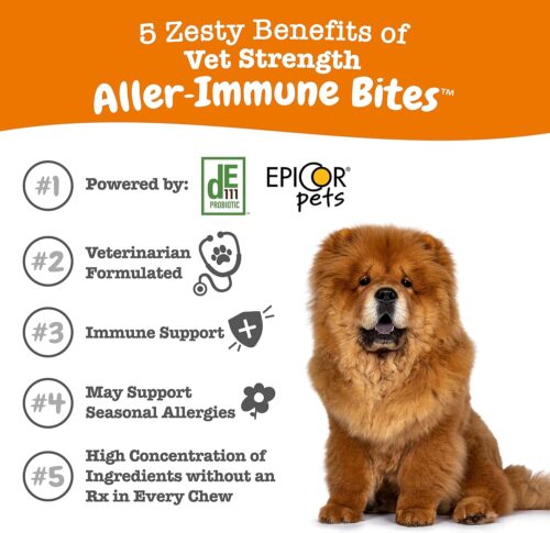 Zesty Paws Dog Allergy Relief- Dog Itching Skin Relief- Dog Probiotics for Itchy Skin and Itchy Ears- Dog Allergy Paw Relief- Dog Allergy Chews- Dog Itch Relief - Dog Skin Allergy Relief - Lamb - 90ct - Image 14