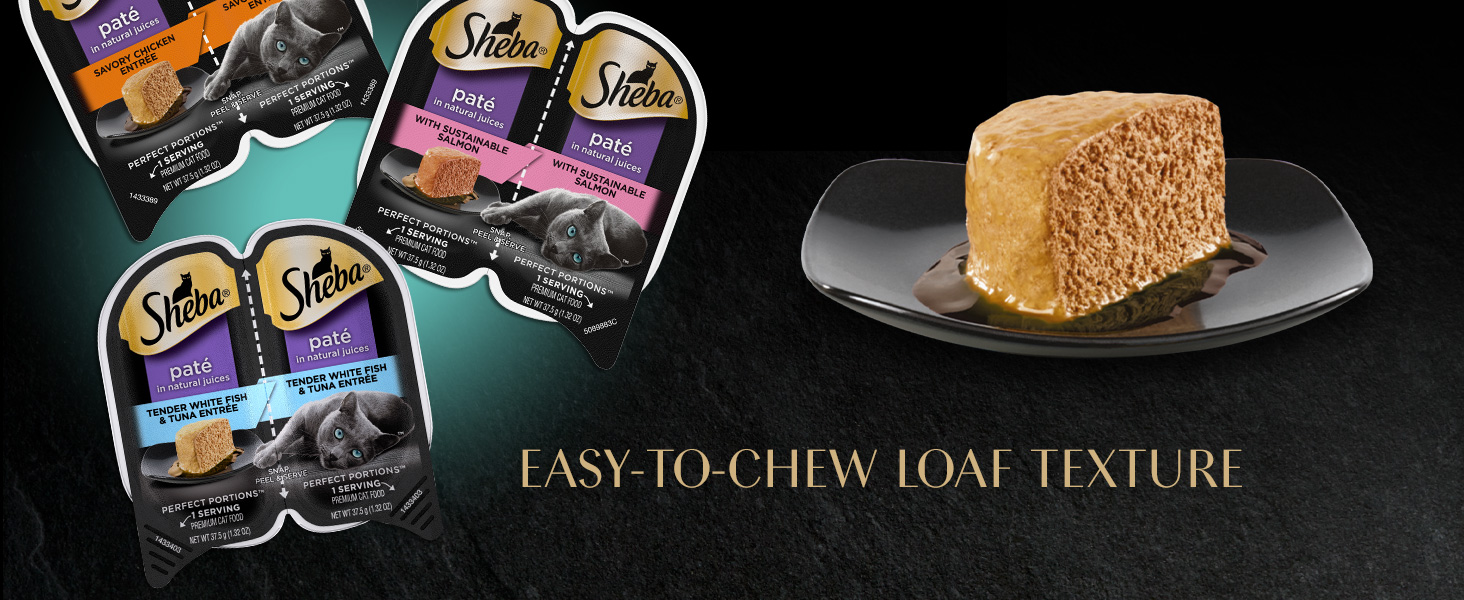 Sheba pate wet cat food