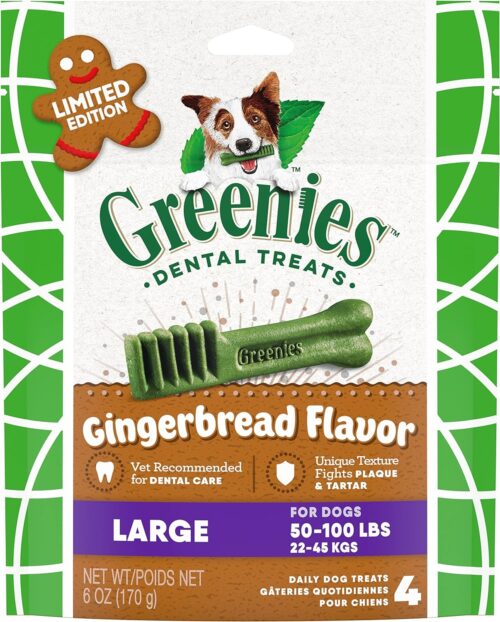 Greenies Original Teenie Natural Dental Care Dog Treats, 12 oz. Pouch (43 Treats) - Image 94