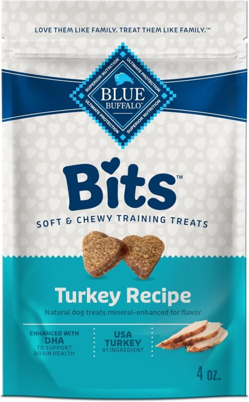 Blue Buffalo Bits Soft Dog Treats for Training, Made With Natural Ingredients & Enhanced with DHA, Chicken Recipe, 19-oz Bag - Image 10
