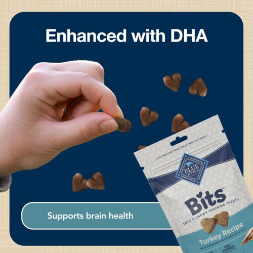Blue Buffalo Bits Soft Dog Treats for Training, Made With Natural Ingredients & Enhanced with DHA, Chicken Recipe, 19-oz Bag - Image 16