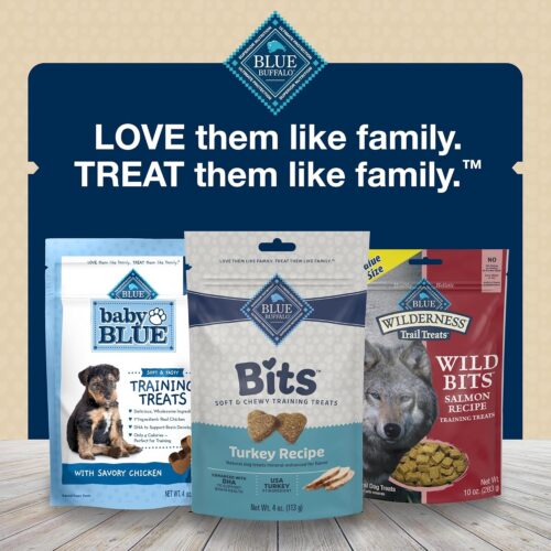 Blue Buffalo Bits Soft Dog Treats for Training, Made With Natural Ingredients & Enhanced with DHA, Chicken Recipe, 19-oz Bag - Image 19