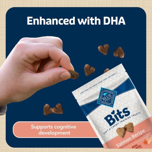 Blue Buffalo Bits Soft Dog Treats for Training, Made With Natural Ingredients & Enhanced with DHA, Chicken Recipe, 19-oz Bag - Image 35
