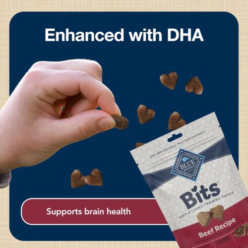 Blue Buffalo Bits Soft Dog Treats for Training, Made With Natural Ingredients & Enhanced with DHA, Chicken Recipe, 19-oz Bag - Image 60