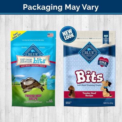 Blue Buffalo Bits Soft Dog Treats for Training, Made With Natural Ingredients & Enhanced with DHA, Chicken Recipe, 19-oz Bag - Image 95