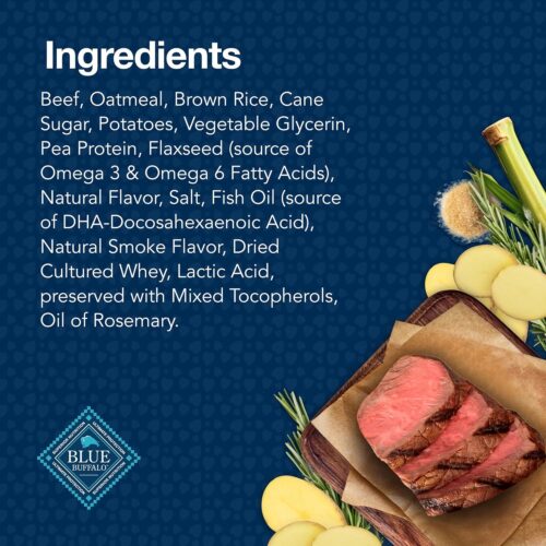 Blue Buffalo Bits Soft Dog Treats for Training, Made With Natural Ingredients & Enhanced with DHA, Chicken Recipe, 19-oz Bag - Image 105
