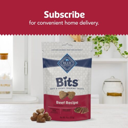 Blue Buffalo Bits Soft Dog Treats for Training, Made With Natural Ingredients & Enhanced with DHA, Chicken Recipe, 19-oz Bag - Image 106