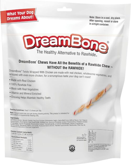 DreamBone Twist Sticks, Made With Real Chicken, Rawhide-Free Chews for Dogs, 50 Count - Image 38