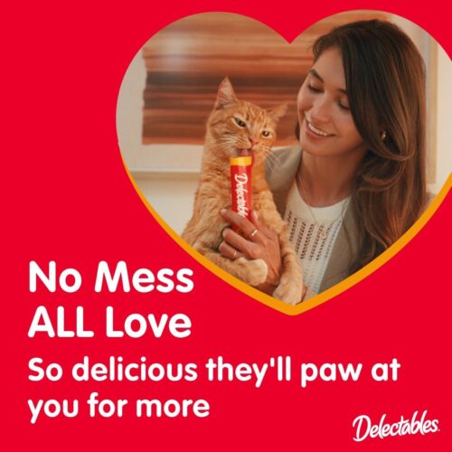 Delectables Squeeze Up Variety Pack, Creamy Squeezable Puree, Lickable Wet Cat Treats, Grain Free, No Added Fillers, No by-Products, No Added Preservatives, 0.5 Ounces Tube, 72 Tubes Total - Image 7