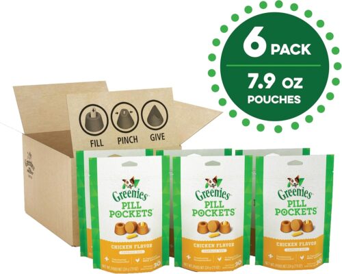 Greenies Pill Pockets Large Size Soft Dog Treats for Capsules, Chicken Flavor, Made with Natural Ingredients Plus Minerals & Trace Nutrients, 15.8 oz. (60 Count, Pack of 1) - Image 10
