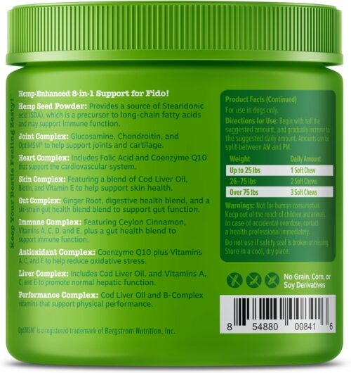 Zesty Paws Multivitamin Treats for Dogs - Glucosamine Chondroitin for Joint Support + Digestive Enzymes & Probiotics - Grain Free Dog Vitamin for Skin & Coat + Immune Health - Chicken Flavor - 90ct - Image 27