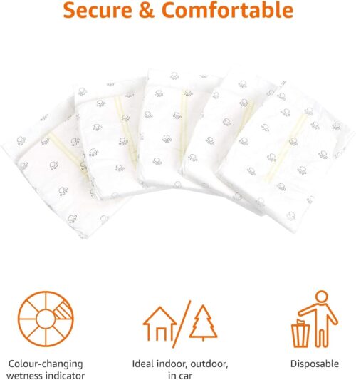 Amazon Basics Male Dog Diapers, 30 Count, Small, Ultra Absorbent Disposable Wrap with Secure Fit, Leakproof and Comfortable - Image 13