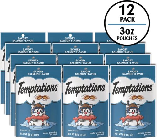Temptations Classic Crunchy and Soft Cat Treats Seafood Medley Flavor, 30 oz. Tub - Image 38