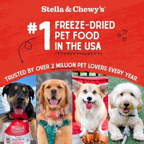Stella & Chewy's Freeze-Dried Raw Chicken Meal Mixers- Dog Food Topper and Mixer - Made with 95% Cage-Free Chicken, Organs & Bone - Perfect for Picky Eaters - Grain-Free - 3.5oz - Image 2