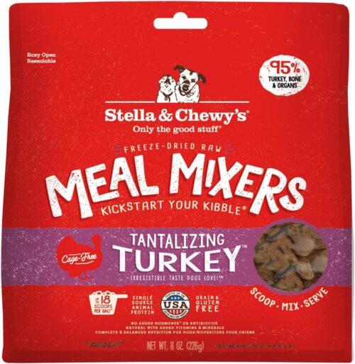 Stella & Chewy's Freeze-Dried Raw Chicken Meal Mixers- Dog Food Topper and Mixer - Made with 95% Cage-Free Chicken, Organs & Bone - Perfect for Picky Eaters - Grain-Free - 3.5oz - Image 24