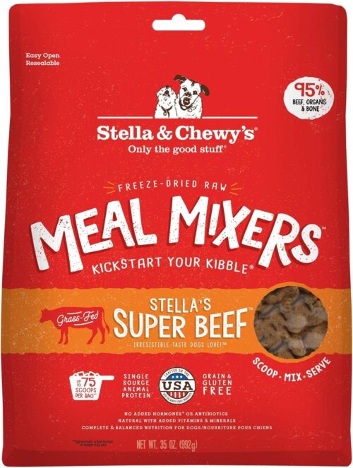Stella & Chewy's Freeze-Dried Raw Chicken Meal Mixers- Dog Food Topper and Mixer - Made with 95% Cage-Free Chicken, Organs & Bone - Perfect for Picky Eaters - Grain-Free - 3.5oz - Image 33
