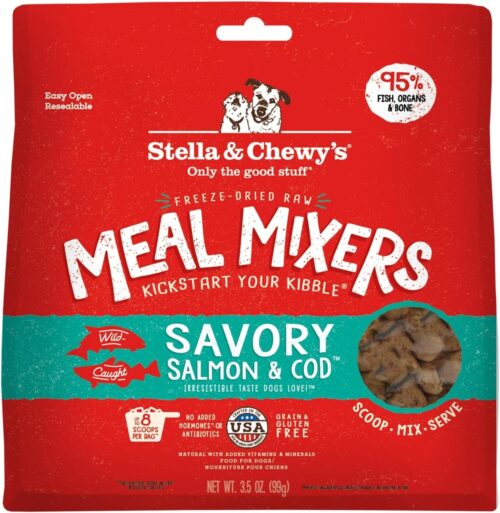Stella & Chewy's Freeze-Dried Raw Chicken Meal Mixers- Dog Food Topper and Mixer - Made with 95% Cage-Free Chicken, Organs & Bone - Perfect for Picky Eaters - Grain-Free - 3.5oz - Image 59
