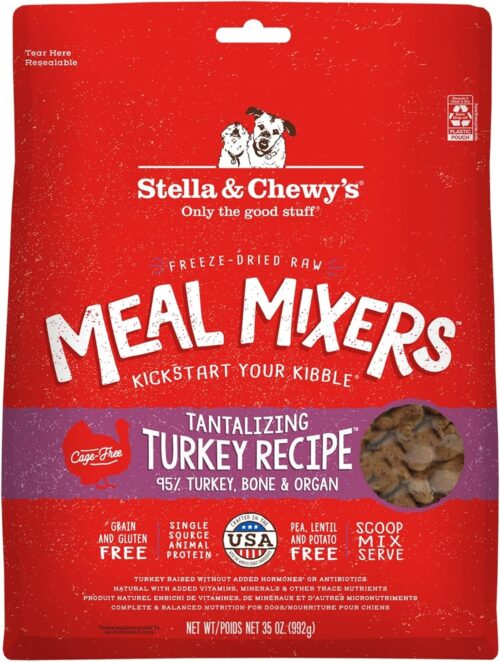Stella & Chewy's Freeze-Dried Raw Chicken Meal Mixers- Dog Food Topper and Mixer - Made with 95% Cage-Free Chicken, Organs & Bone - Perfect for Picky Eaters - Grain-Free - 3.5oz - Image 60