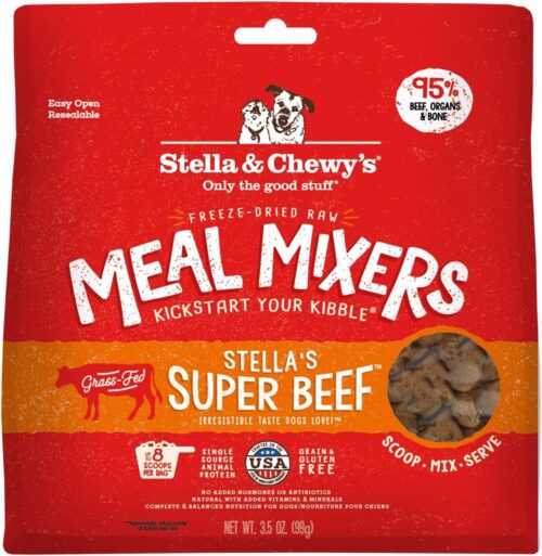 Stella & Chewy's Freeze-Dried Raw Chicken Meal Mixers- Dog Food Topper and Mixer - Made with 95% Cage-Free Chicken, Organs & Bone - Perfect for Picky Eaters - Grain-Free - 3.5oz - Image 61