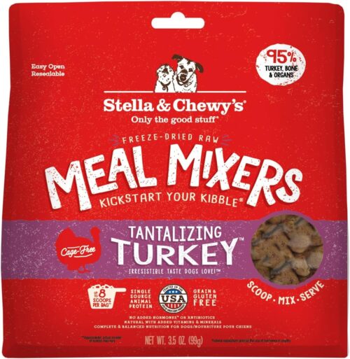 Stella & Chewy's Freeze-Dried Raw Chicken Meal Mixers- Dog Food Topper and Mixer - Made with 95% Cage-Free Chicken, Organs & Bone - Perfect for Picky Eaters - Grain-Free - 3.5oz - Image 69