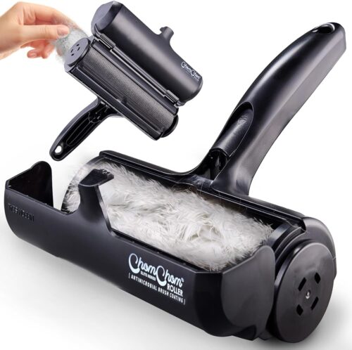 Chom Chom Roller Pet Hair Remover and Reusable Lint Roller - ChomChom Cat and Dog Hair Remover for Furniture, Couch, Carpet, Clothing and Bedding - Portable, Multi-Surface Fur Removal Tool - Image 19