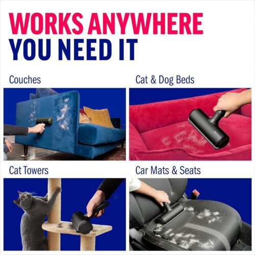 Chom Chom Roller Pet Hair Remover and Reusable Lint Roller - ChomChom Cat and Dog Hair Remover for Furniture, Couch, Carpet, Clothing and Bedding - Portable, Multi-Surface Fur Removal Tool - Image 24